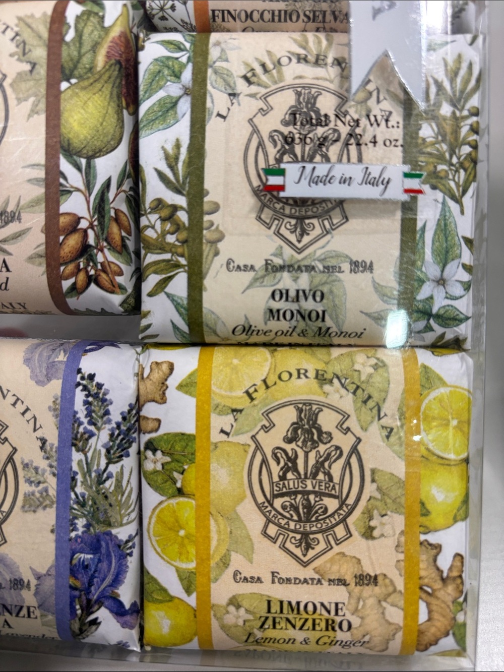 La Florentina Made in Italy Bar Soap NWT - Picture 3 of 9